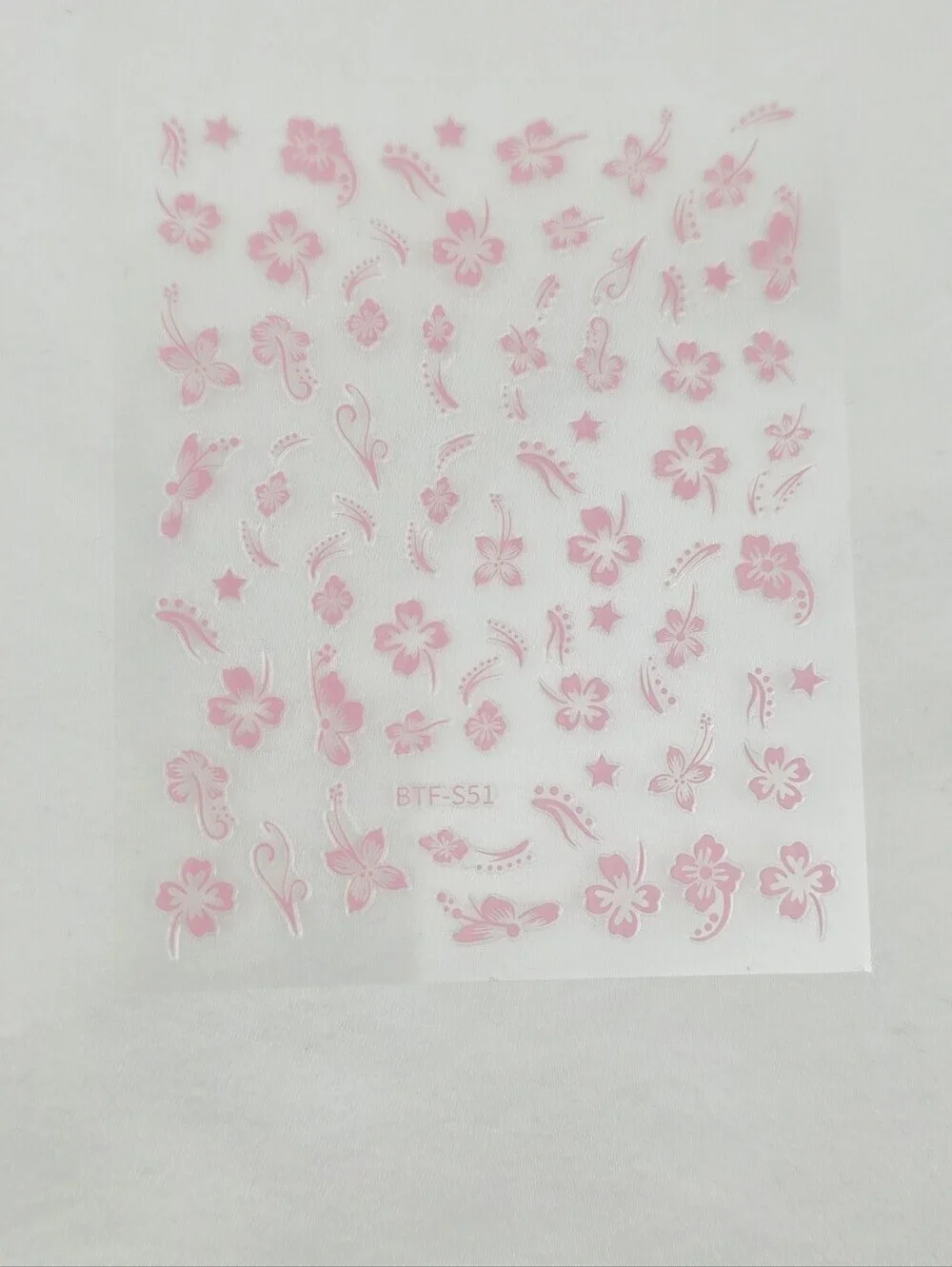 Trendy Self Adhesive Nails Art Transfer Sticker
